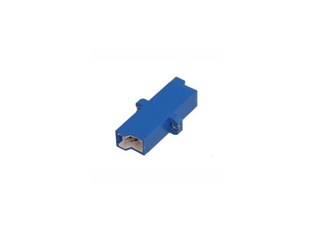 Adapter SM E2000-SPX Blue With flange, screw mount, Zr. sleeve